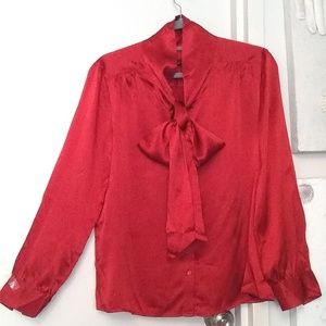 TALBOTS Silk Blouse 8P